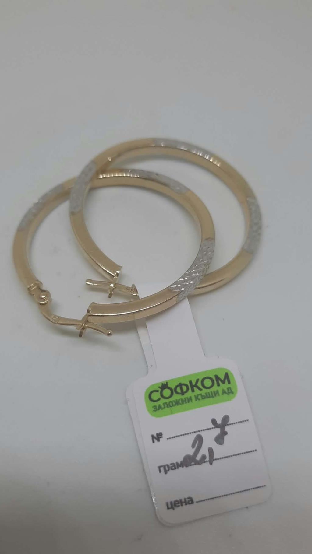 ЗЛАТНИ ОБИЦИ 2,7ГР/14K